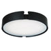 Mystic Matte Black 1 Light LED Flushmount - Flushmounts