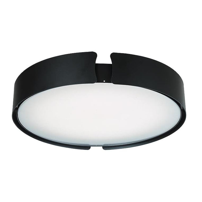 Mystic Matte Black 1 Light LED Flushmount - Flushmounts