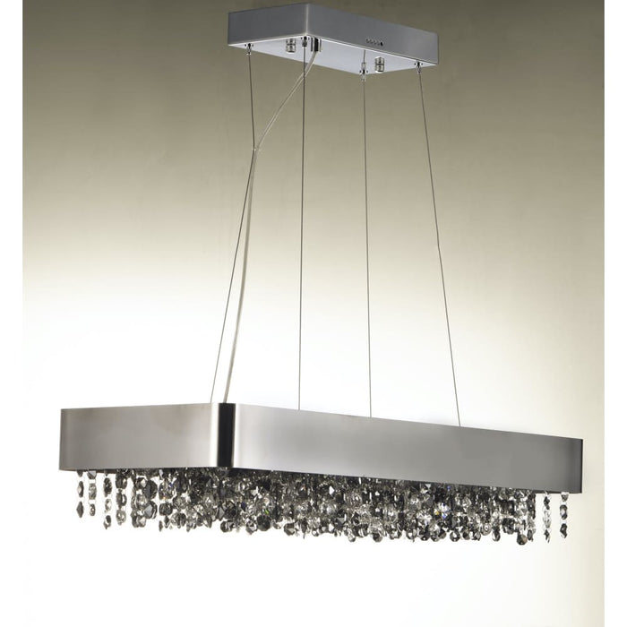 Mystic Polished Chrome LED Linear Pendant - Pendants