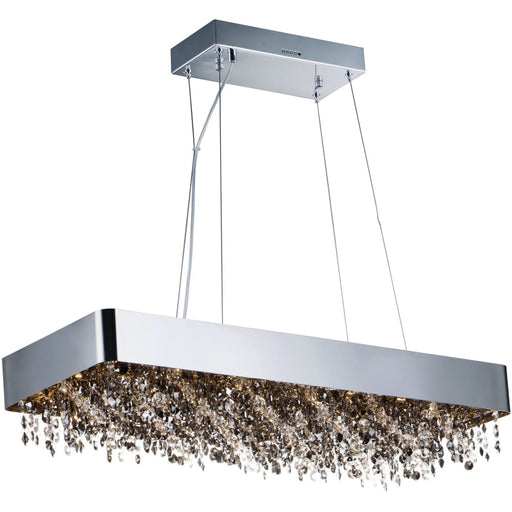 Mystic Polished Chrome LED Linear Pendant - Pendants