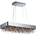 Mystic Polished Chrome LED Linear Pendant - Pendants