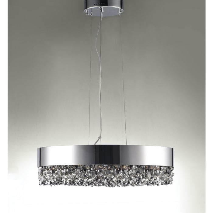 Mystic Polished Chrome LED Single Pendant - Pendants