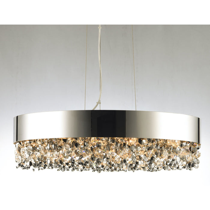 Mystic Polished Chrome LED Single Pendant - Pendants