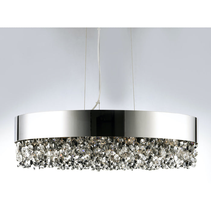 Mystic Polished Chrome LED Single Pendant - Pendants