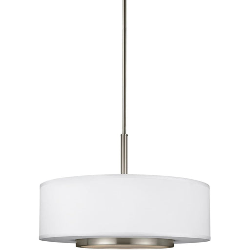 Nance Brushed Nickel Pendant - Pendants