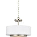 Nance Brushed Nickel Semi-Flush Mount Convertible Pendant - Pendants