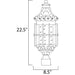 Nantucket Country Forge Outdoor Pole/Post Mount - Outdoor Pole/Post Mount