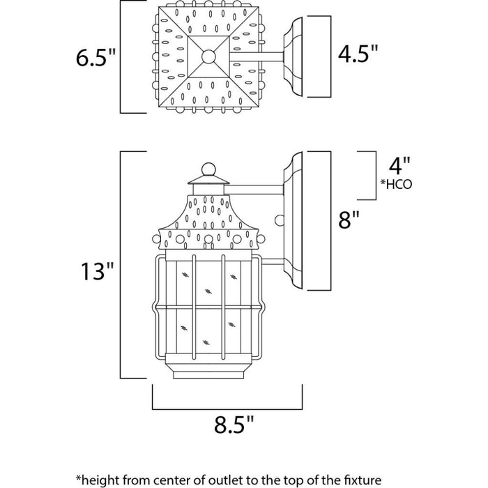 Nantucket Country Forge Outdoor Wall Mount - Outdoor Wall Mount