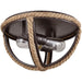 Natural Rope Oil Rubbed Bronze Flush Mount - Flushmounts