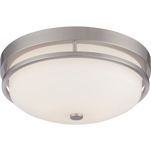 Neval Brushed Nickel Flushmount - Flushmounts
