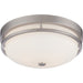 Neval Brushed Nickel Flushmount - Flushmounts