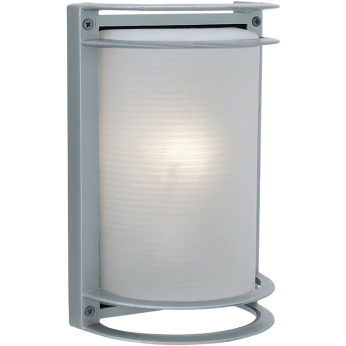 Nevis Satin LED Outdoor Wall Sconce - Outdoor Wall Sconce