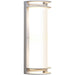 Nevis Satin LED Outdoor Wall Sconce - Outdoor Wall Sconce