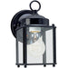 New Castle Black Outdoor Wall Lantern - Outdoor Wall Sconce