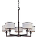 Nexus Oil Rubbed Bronze Chandelier - Chandeliers