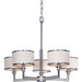 Nexus Satin Nickel Chandelier - Chandeliers
