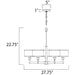 Nexus Satin Nickel Chandelier - Chandeliers