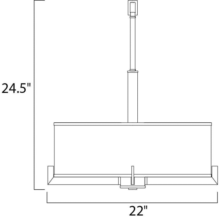 Nexus Satin Nickel Entry Foyer Pendant - Pendants