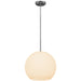 Nitrogen Brushed Steel Pendant - Pendants