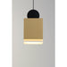Nob Black / Gold LED Single Pendant - Pendants