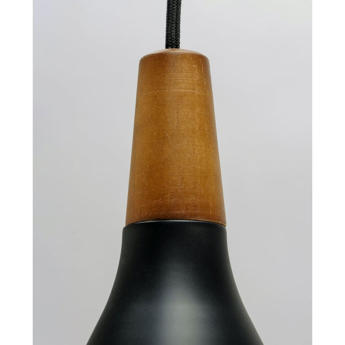 Nordic Walnut / Black Single Pendant - Pendants