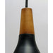 Nordic Walnut / Black Single Pendant - Pendants