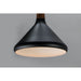 Nordic Walnut / Black Single Pendant - Pendants