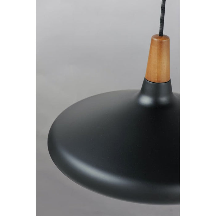 Nordic Walnut / Black Single Pendant - Pendants
