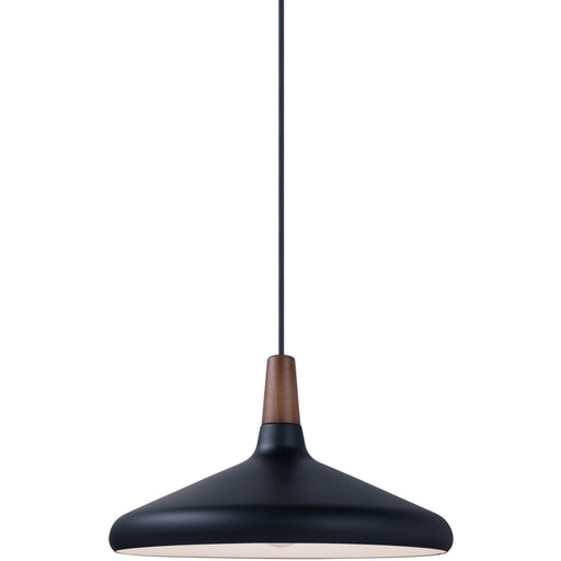Nordic Walnut / Black Single Pendant - Pendants