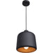 Nostalgia Matte Black LED Pendant - Pendants