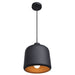 Nostalgia Matte Black Pendant - Pendants