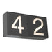 Numero Matte Black 6 Light LED Outdoor Wall Sconce - Outdoor Wall Sconces