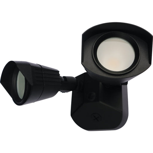Nuvo Black LED Dual Head Security Light - Landscape
