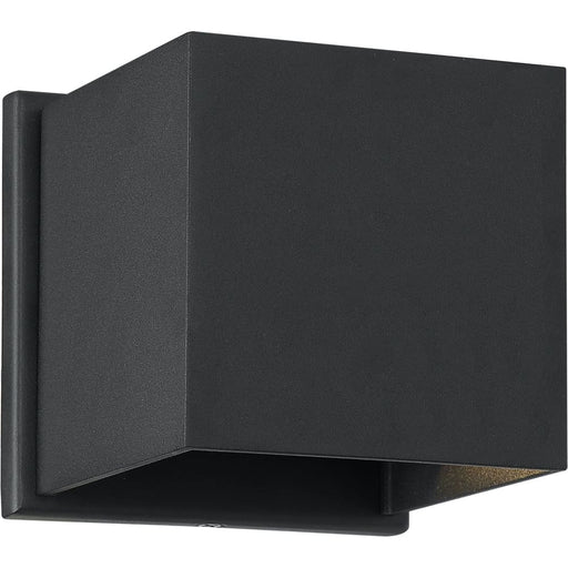 Nuvo Black LED Outdoor Wall Lantern - Outdoor Wall Lantern