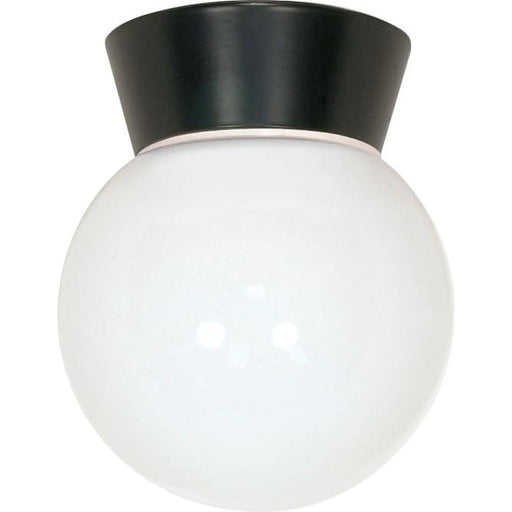 Nuvo Black Outdoor Flushmount - Outdoor Flushmount