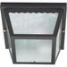 Nuvo Black Outdoor Flushmount - Outdoor Flushmount