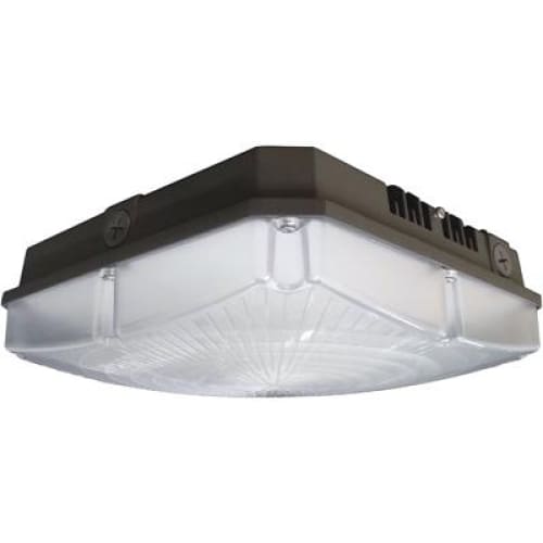 Nuvo Bronze LED Canopy Commercial Flushmount - Landscape