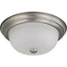 Nuvo Brushed Nickel Flushmount - Flushmounts