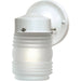 Nuvo Gloss White Outdoor Wall Lantern - Outdoor Wall Lantern