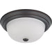Nuvo Mahogany Bronze Flushmount - Flushmounts