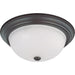 Nuvo Mahogany Bronze Flushmount - Flushmounts
