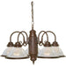 Nuvo Old Bronze Chandelier - Chandeliers