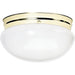 Nuvo Polished Brass Flushmount - Flushmounts