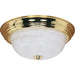 Nuvo Polished Brass Flushmount - Flushmounts