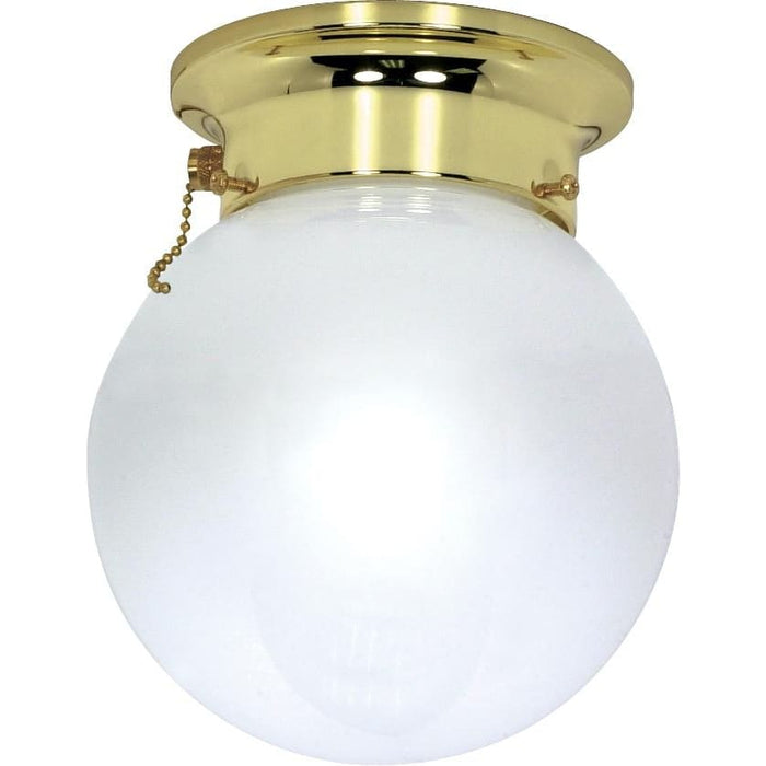 Nuvo Polished Brass Flushmount - Flushmounts