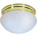 Nuvo Polished Brass Flushmount - Flushmounts