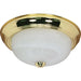 Nuvo Polished Brass Flushmount - Flushmounts