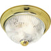 Nuvo Polished Brass Flushmount - Flushmounts