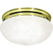 Nuvo Polished Brass Flushmount - Flushmounts