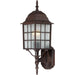Nuvo Rustic Bronze Outdoor Wall Lantern - Outdoor Wall Lantern